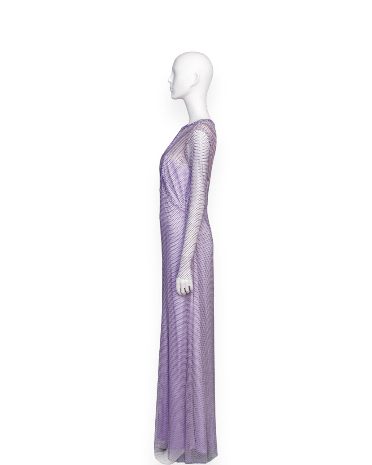 Vestido piedras lila