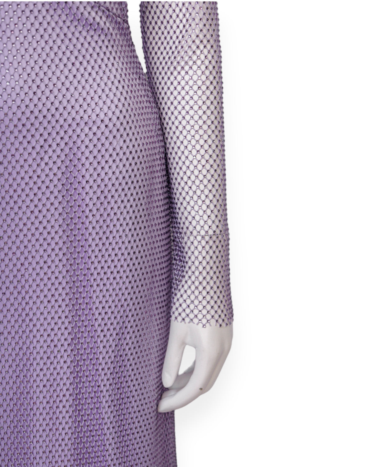 Vestido piedras lila