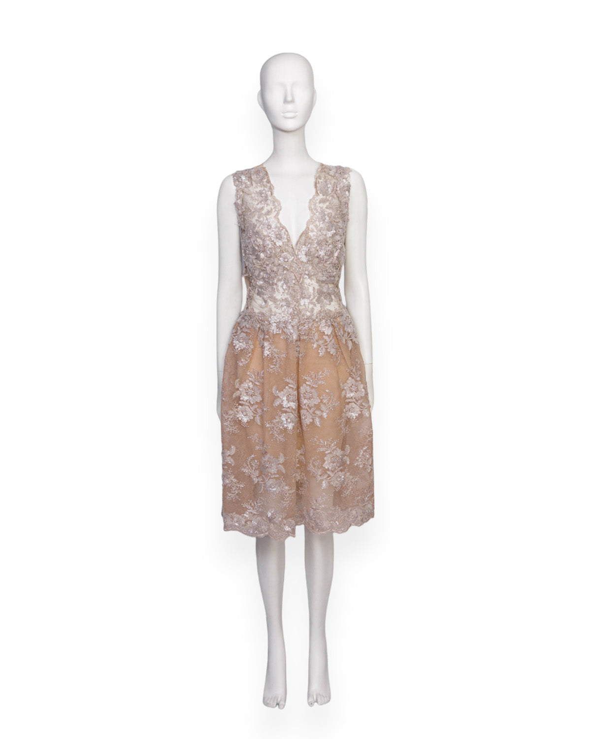 Vestido mini bordado