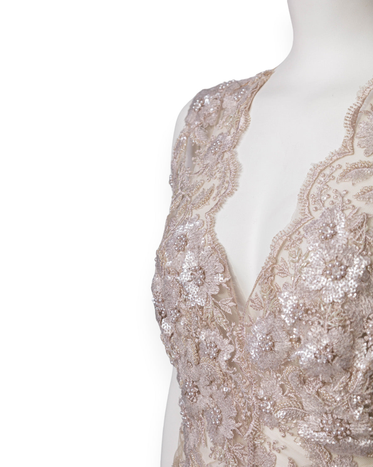 Vestido mini bordado