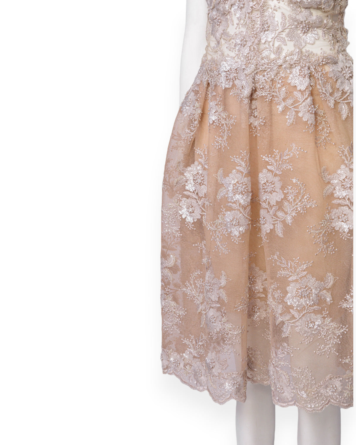 Vestido mini bordado
