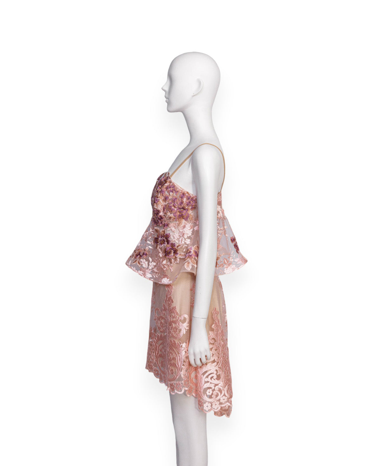 Set falda y top rose