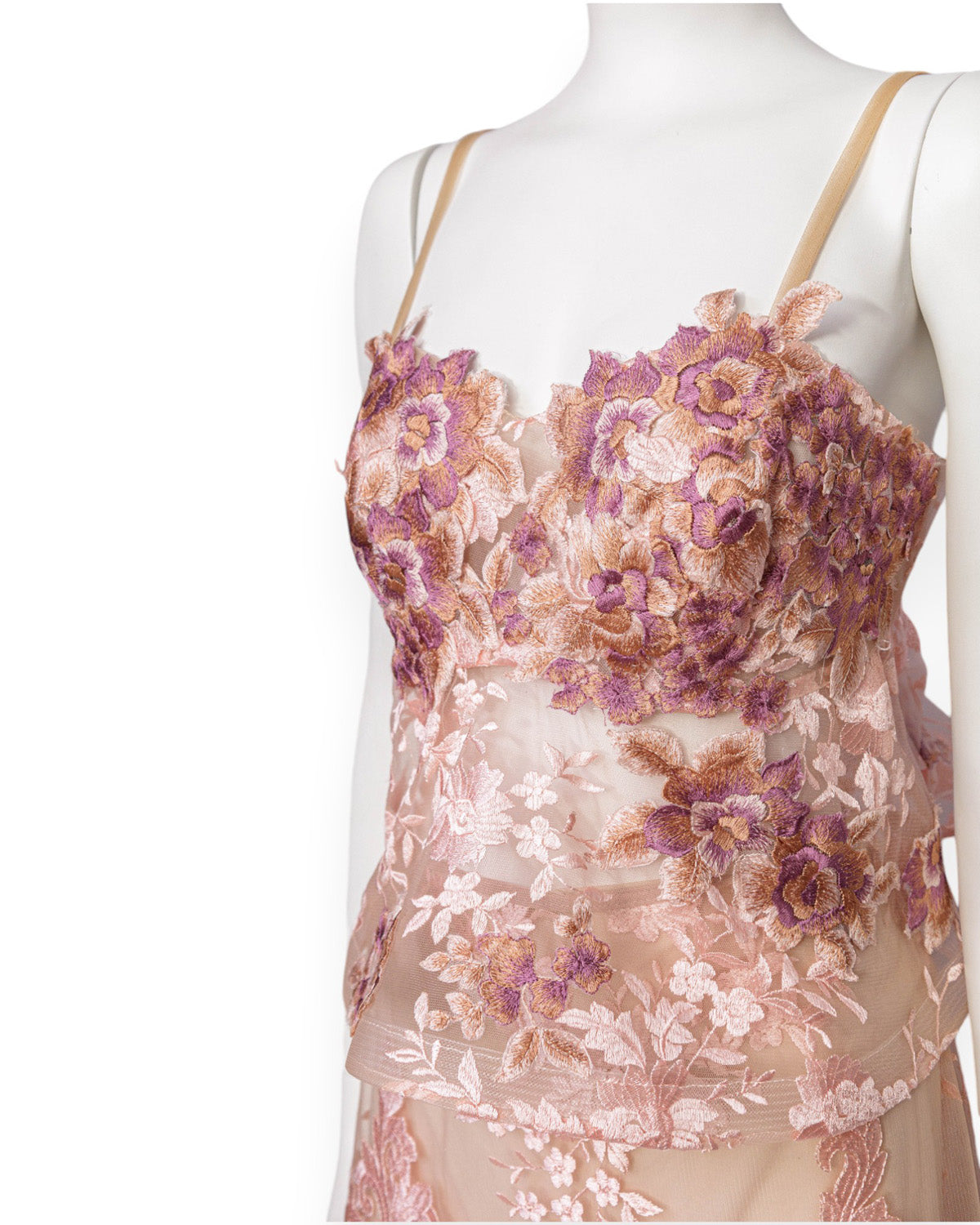Set falda y top rose