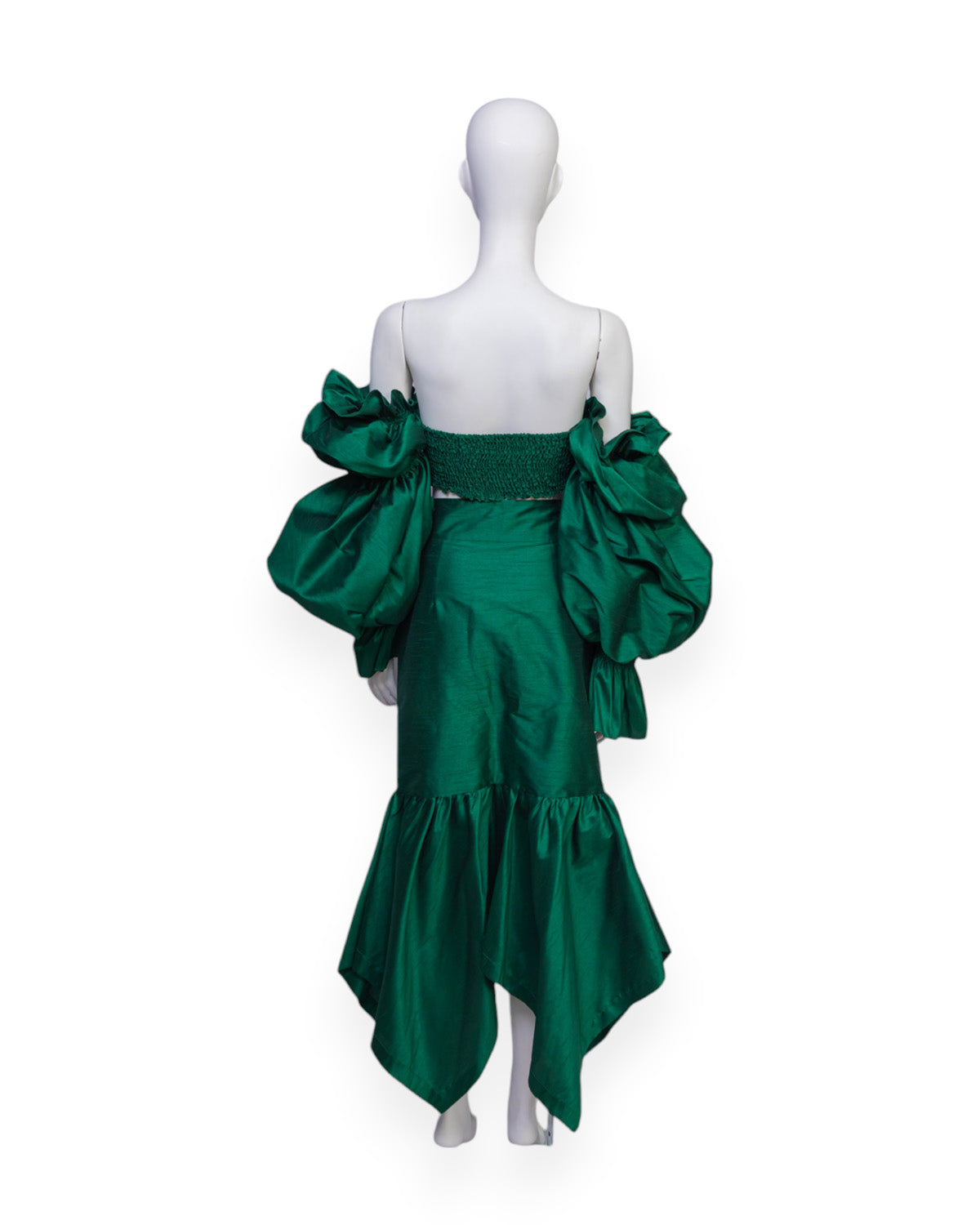 Set top y falda verde
