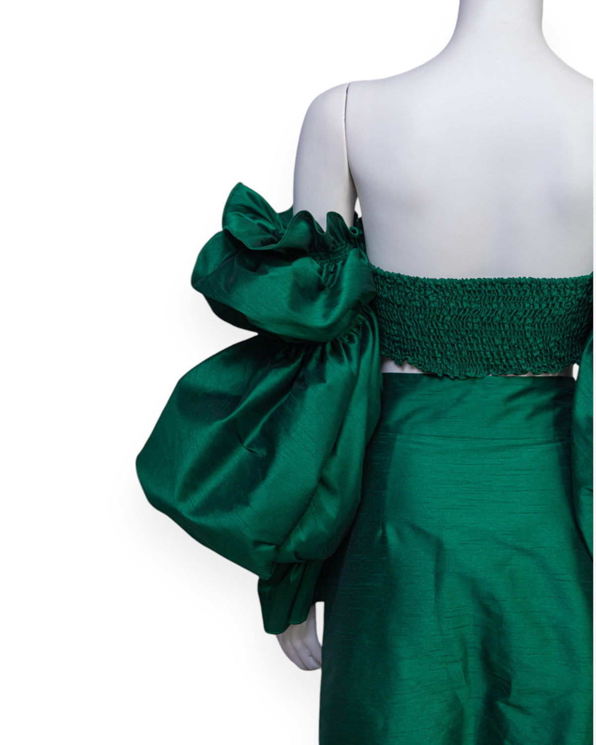 Set top y falda verde