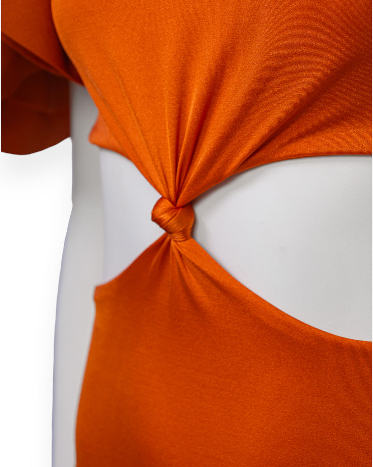 Vestido maxi naranja