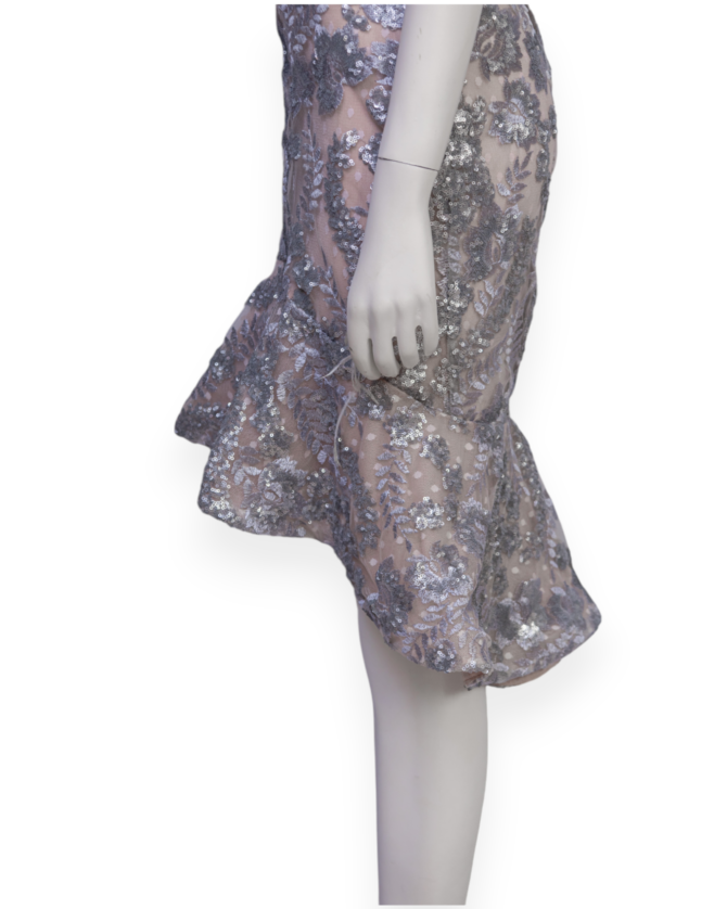 Vestido mini lentejuelas