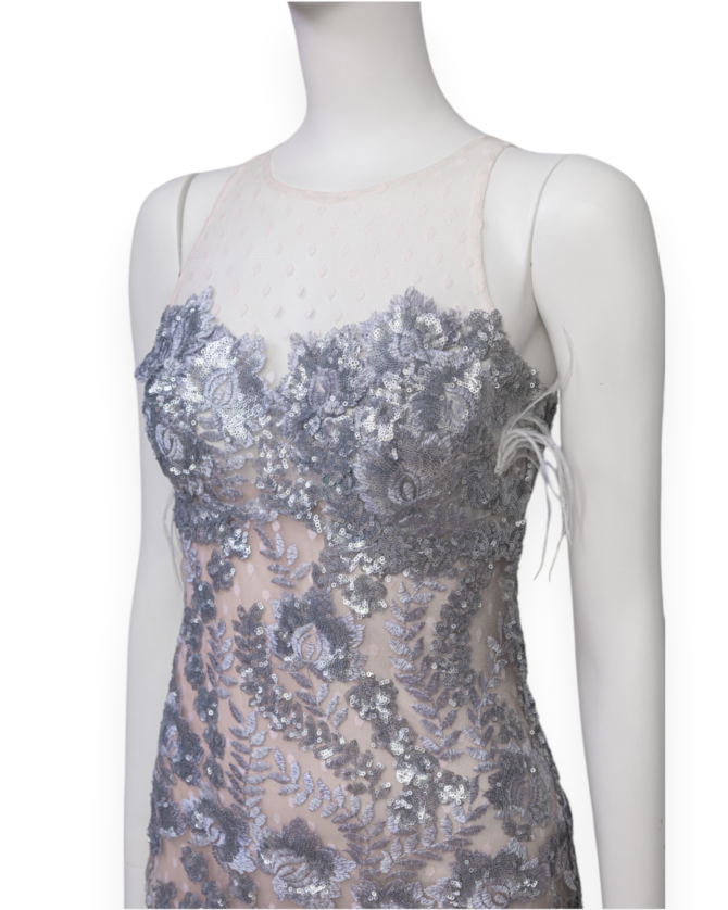 Vestido mini lentejuelas