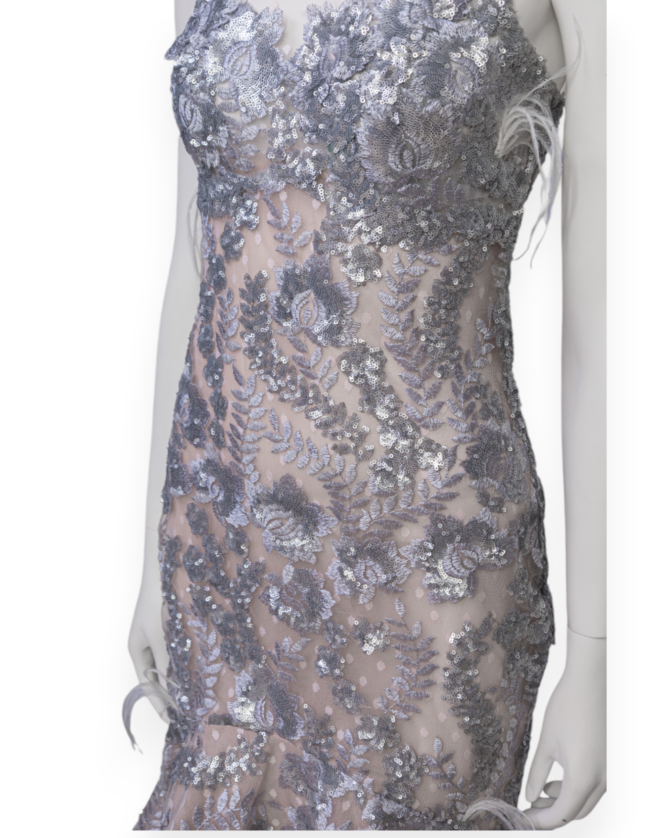 Vestido mini lentejuelas