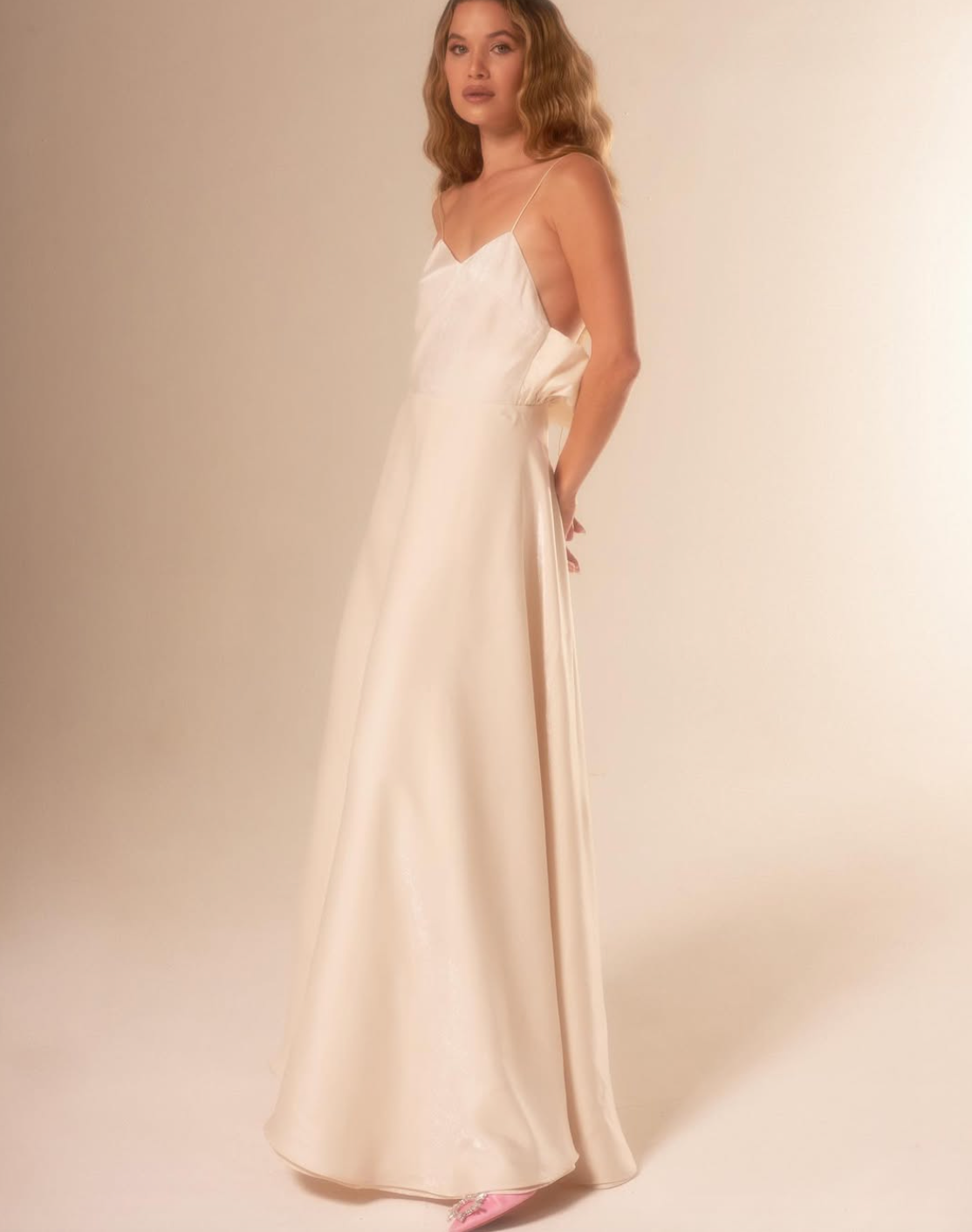 Vestido Maxi plata
