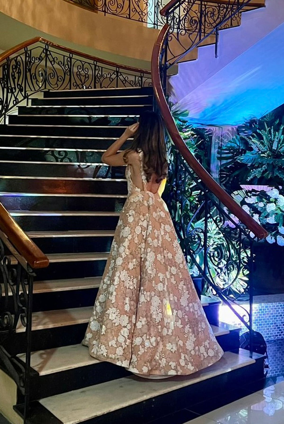 Vestido fiesta flores