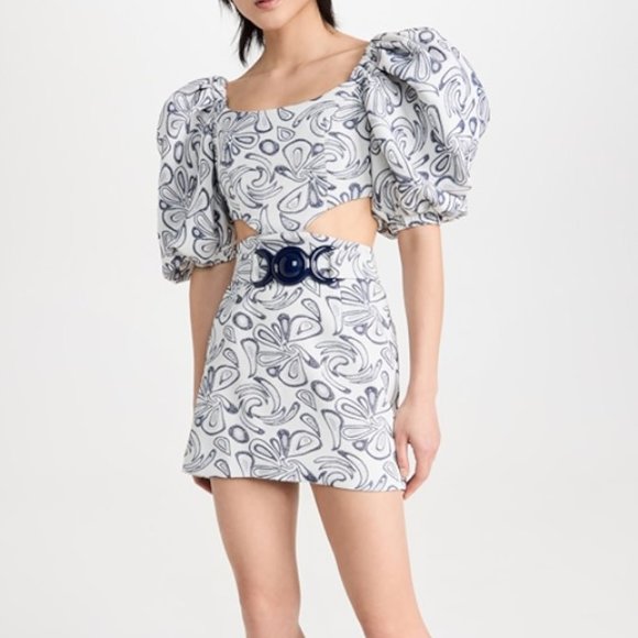 mini dress con cut out a los lados