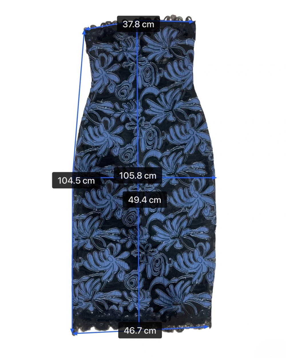 Pandora midi dress navy