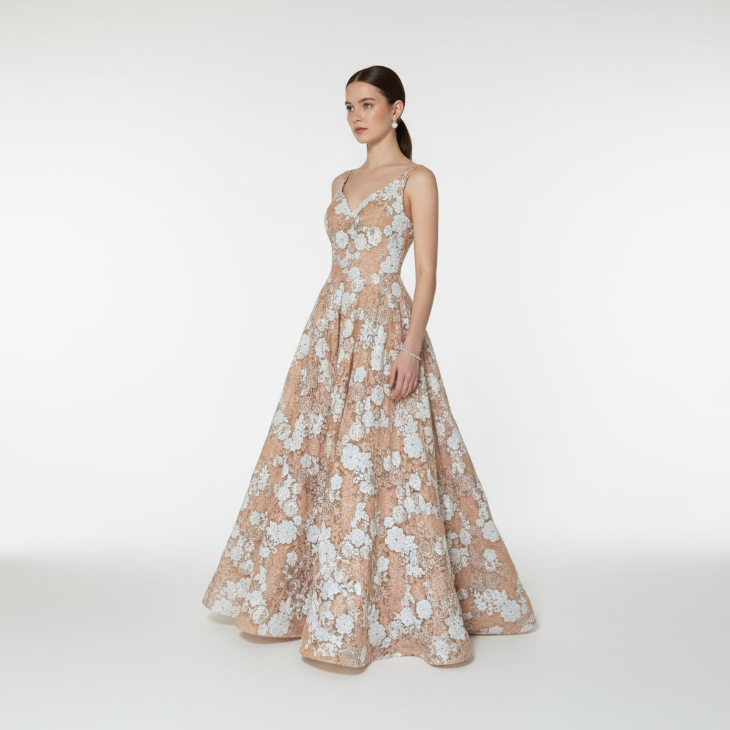 Vestido fiesta flores