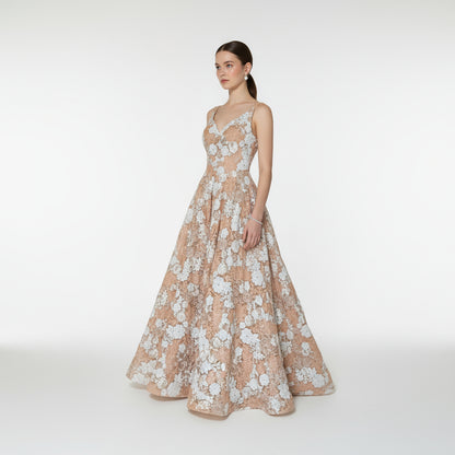 Vestido fiesta flores