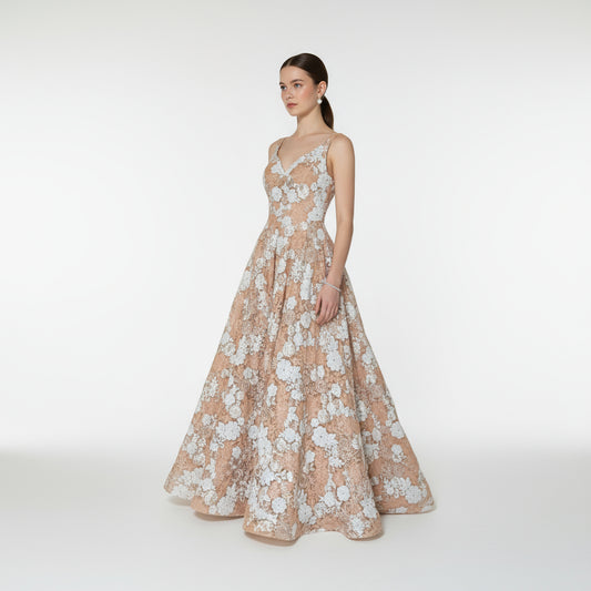 Vestido fiesta flores