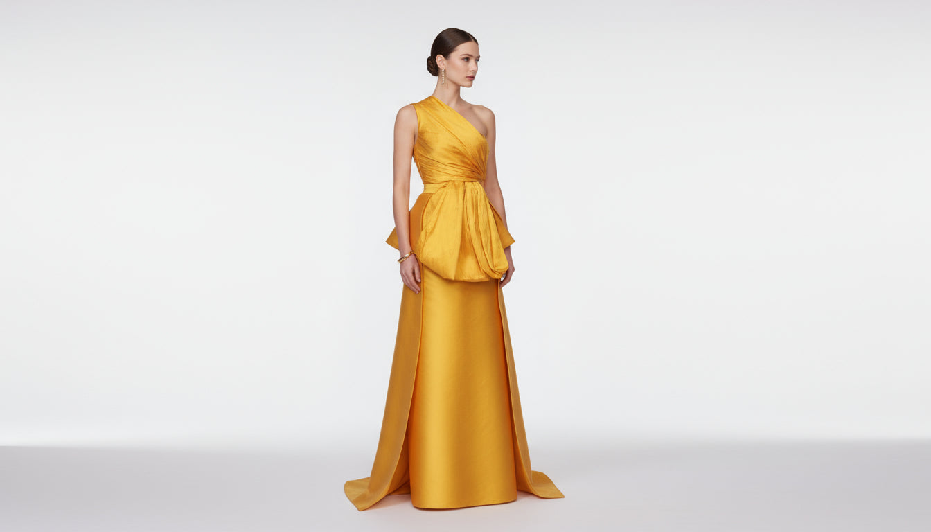 Vestido fiesta amarillo