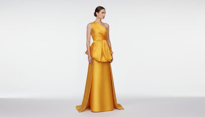 Vestido fiesta amarillo