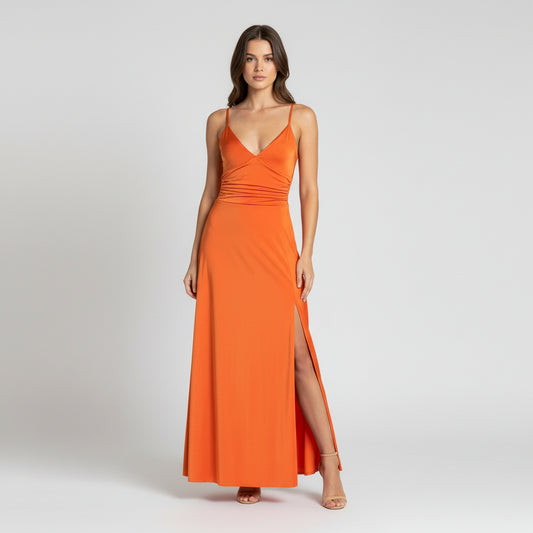 Vestido Maxi terracota