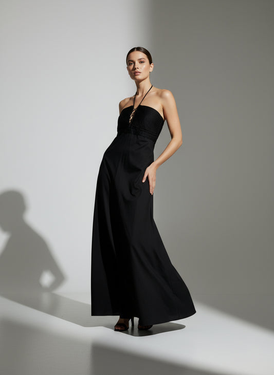 acordeon midi dress