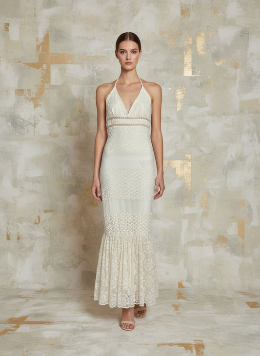 Maxi dress encaje