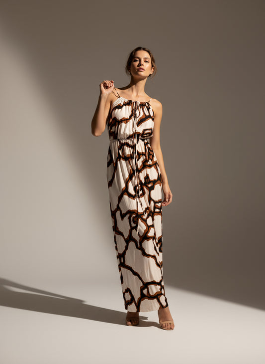 Vestido maxi lunes cafe