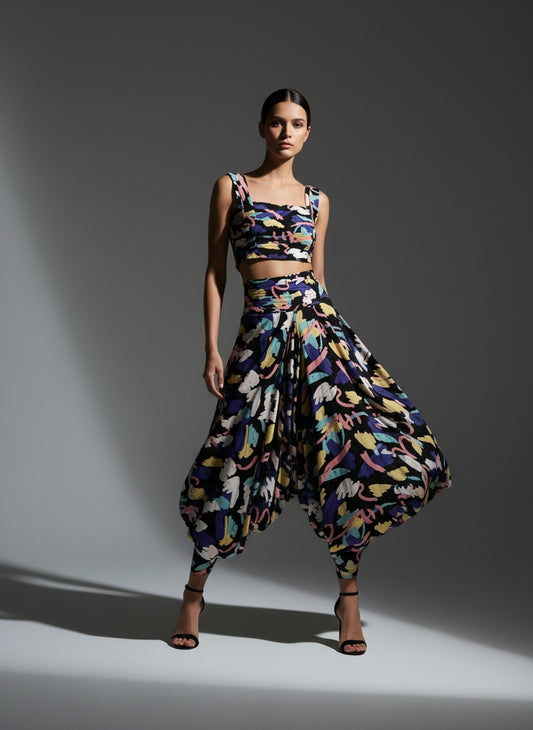 Set top y pants aladino multicolor