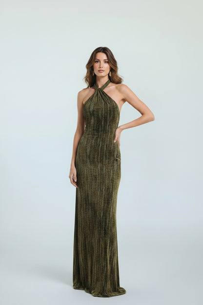 Maxi dress croco