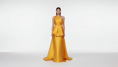 Vestido fiesta amarillo