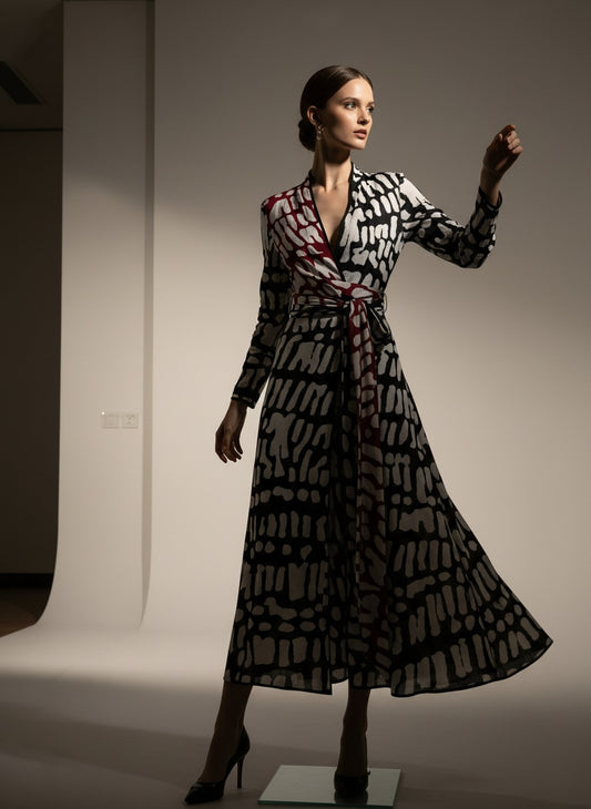 Vestido midi Cruella
