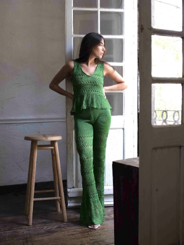 Set estio green tejido