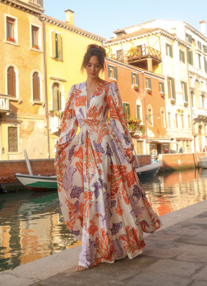 Vestido maxi lipari