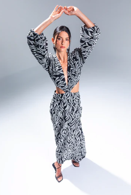 Vestido maxi rosalia