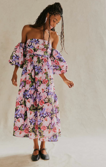 Vestido midi verbena