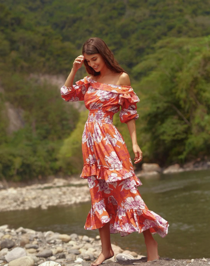 Vestido Tiffany floral
