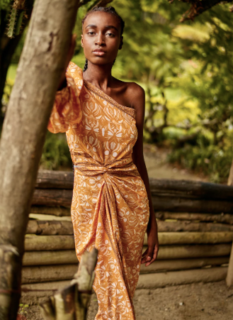 Abril midi dress