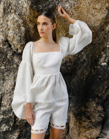 set short top con guipiur