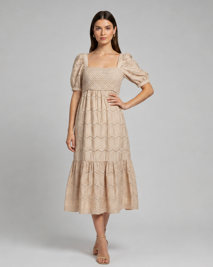 Beige dresss