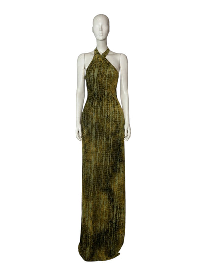 Maxi dress croco