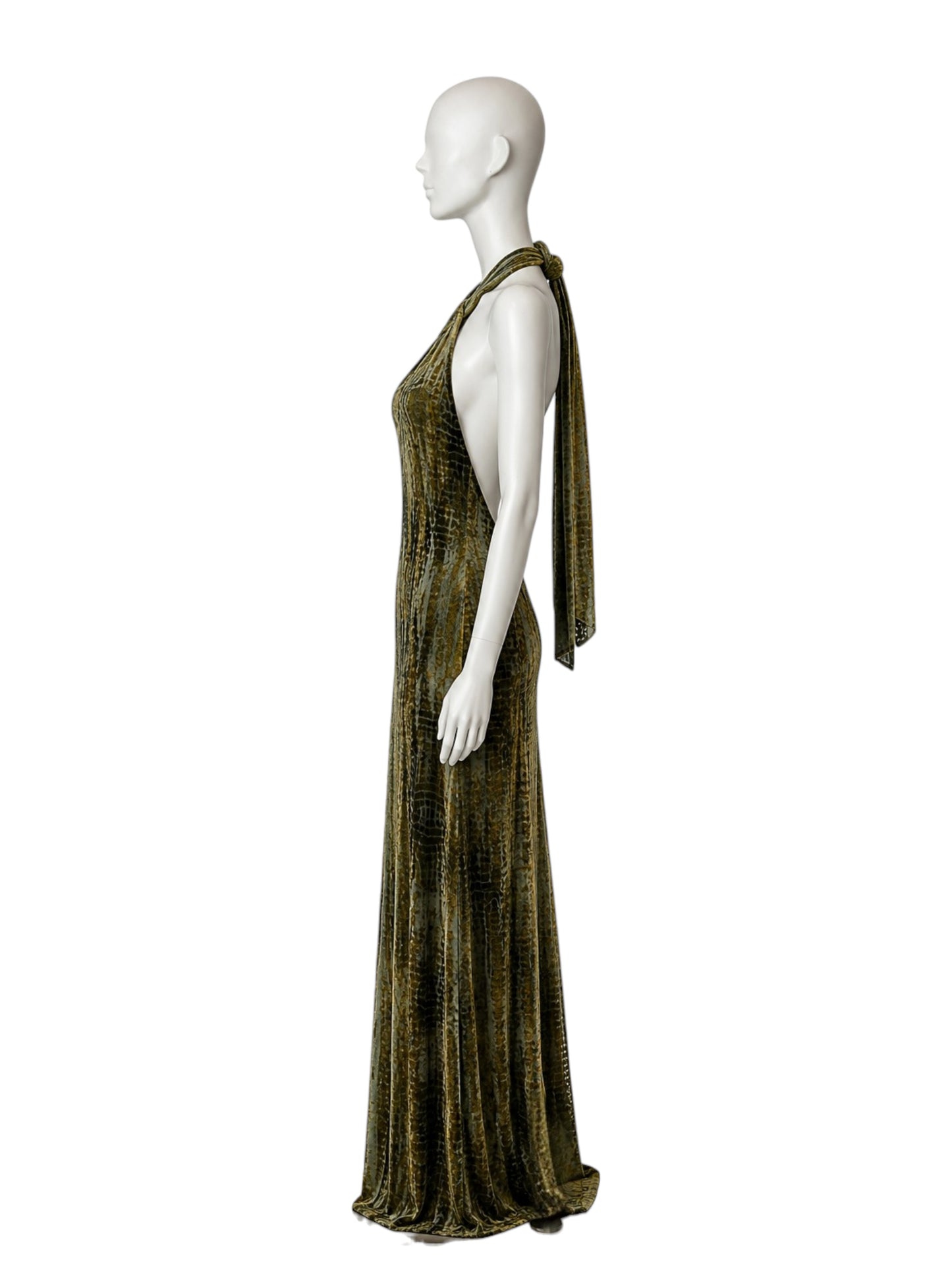 Maxi dress croco
