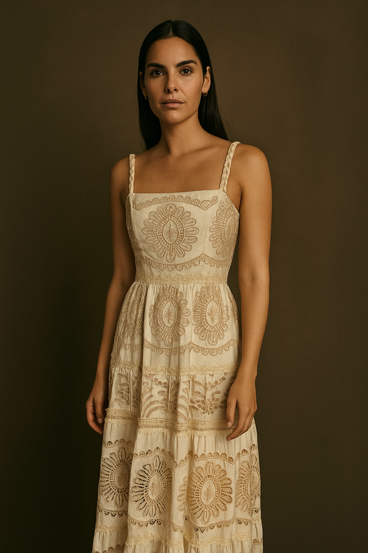 vestido maxi sibylla