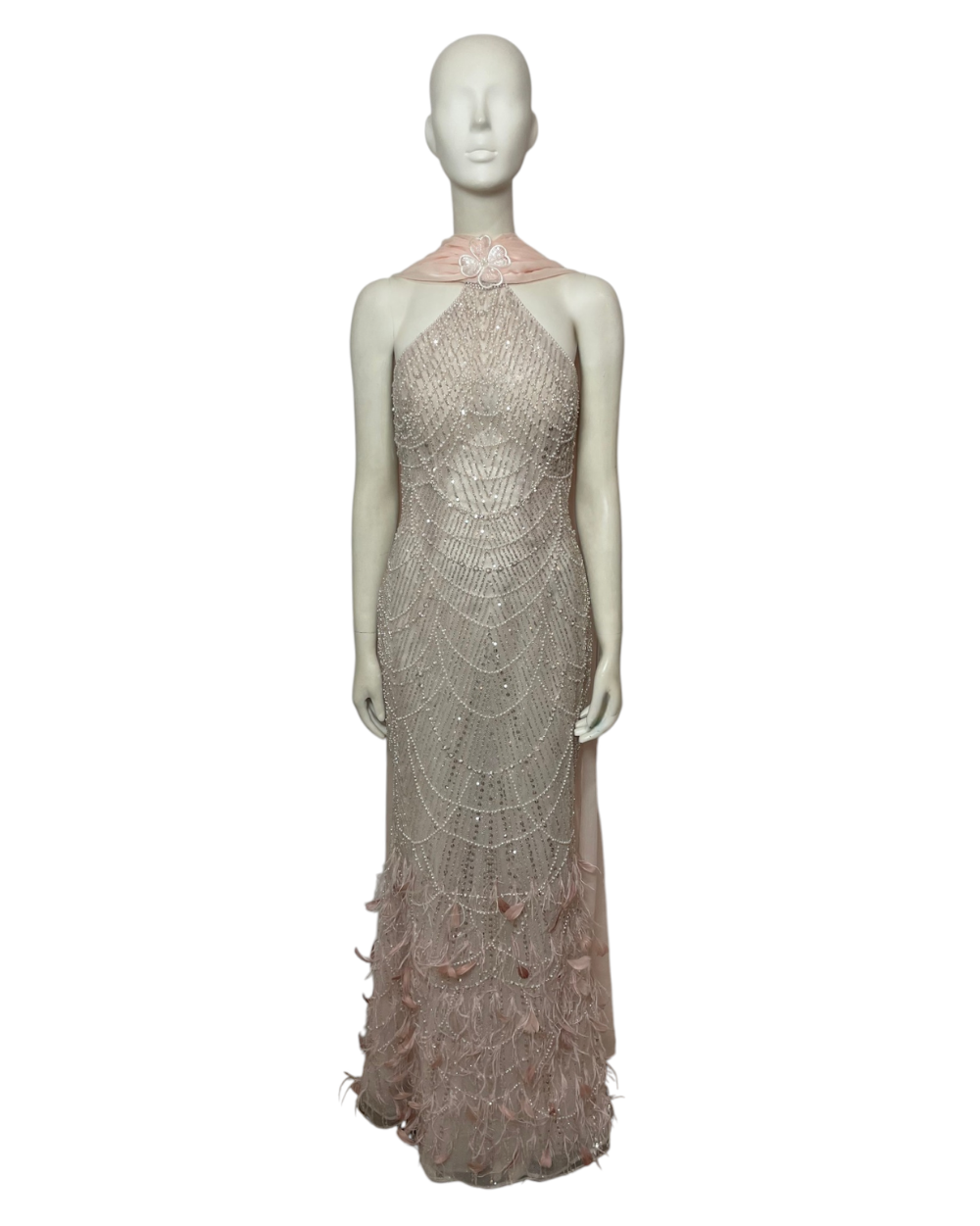 Plumas maxi dress