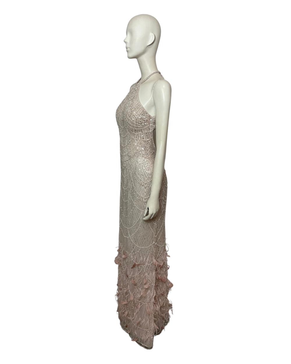 Plumas maxi dress