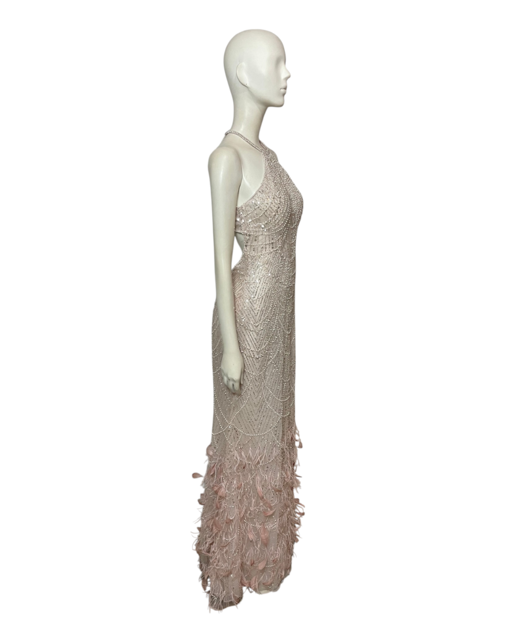 Plumas maxi dress