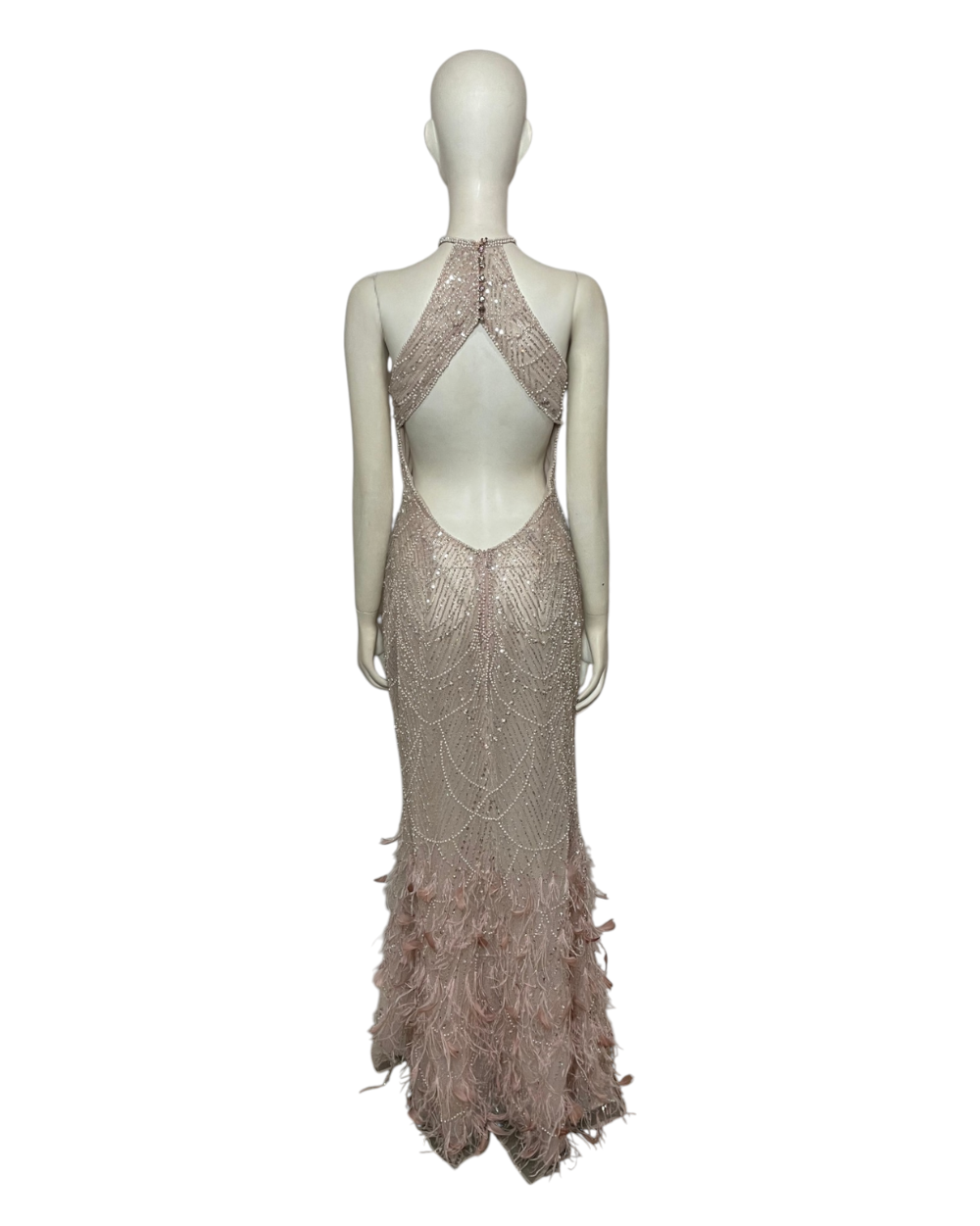 Plumas maxi dress