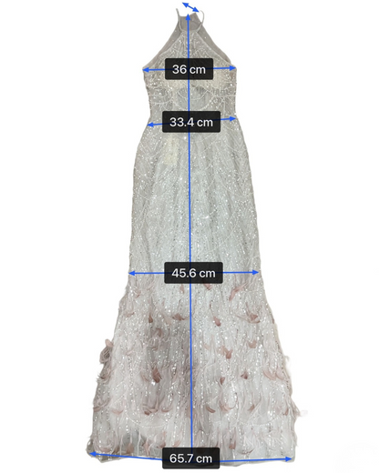 Plumas maxi dress