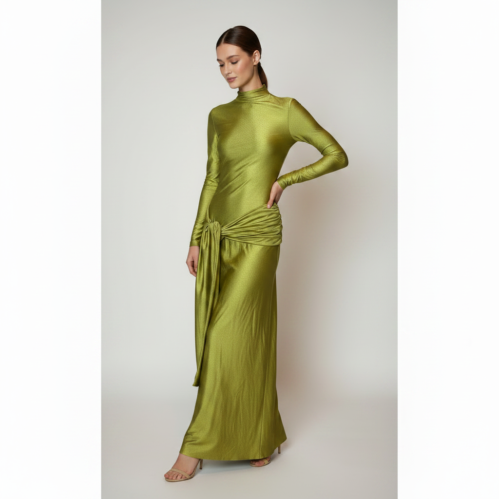 Pine rida long dress