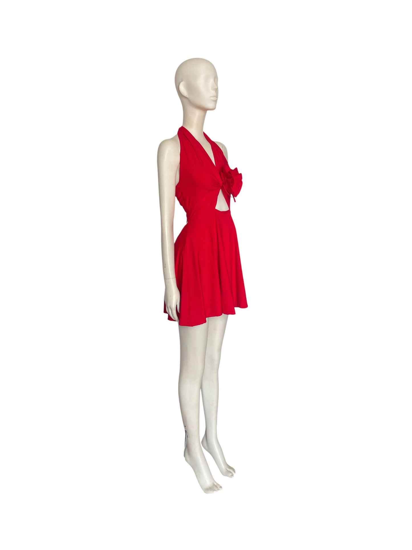 Mini dres rojo