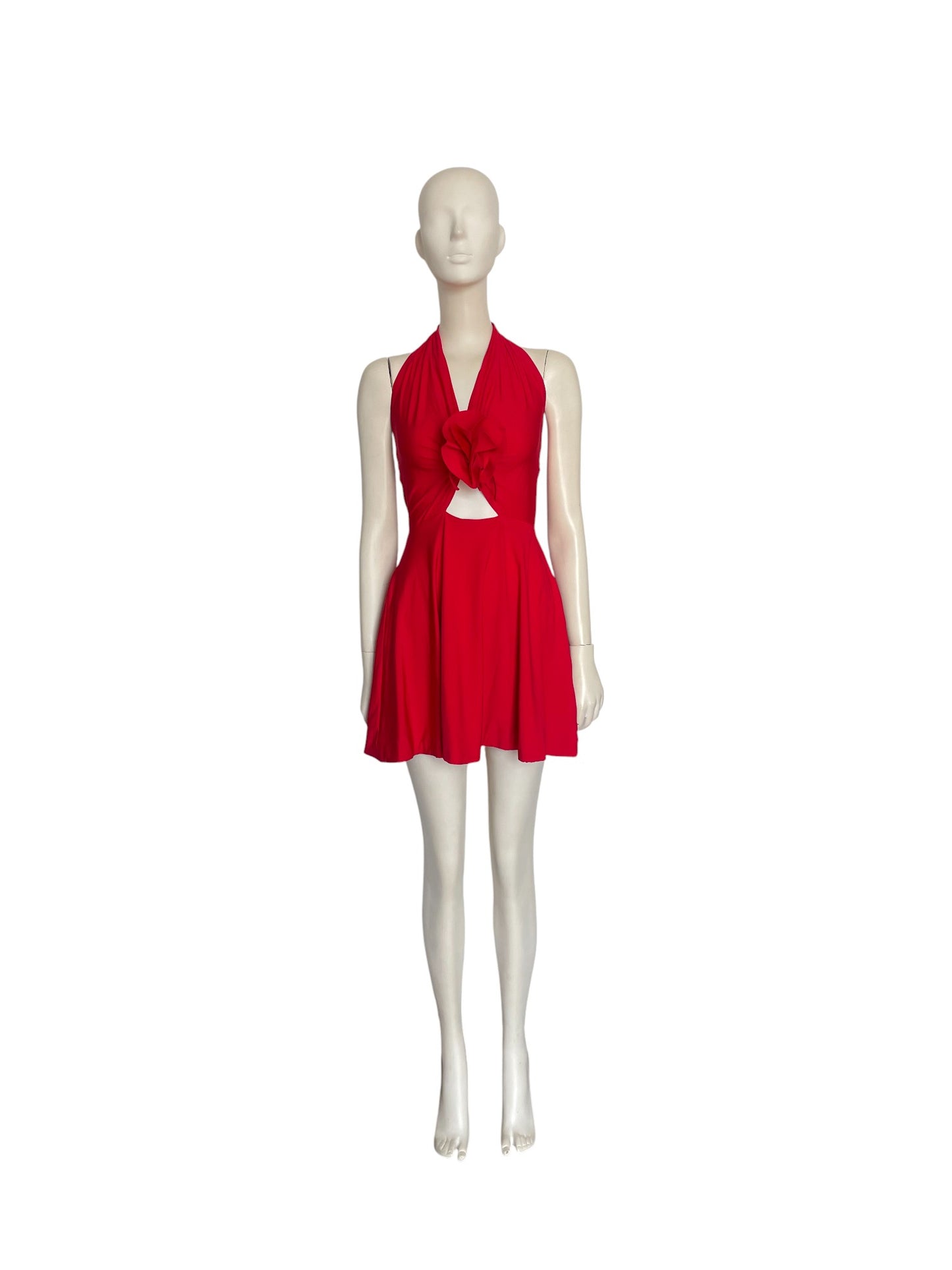 Mini dres rojo
