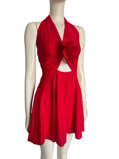 Mini dres rojo